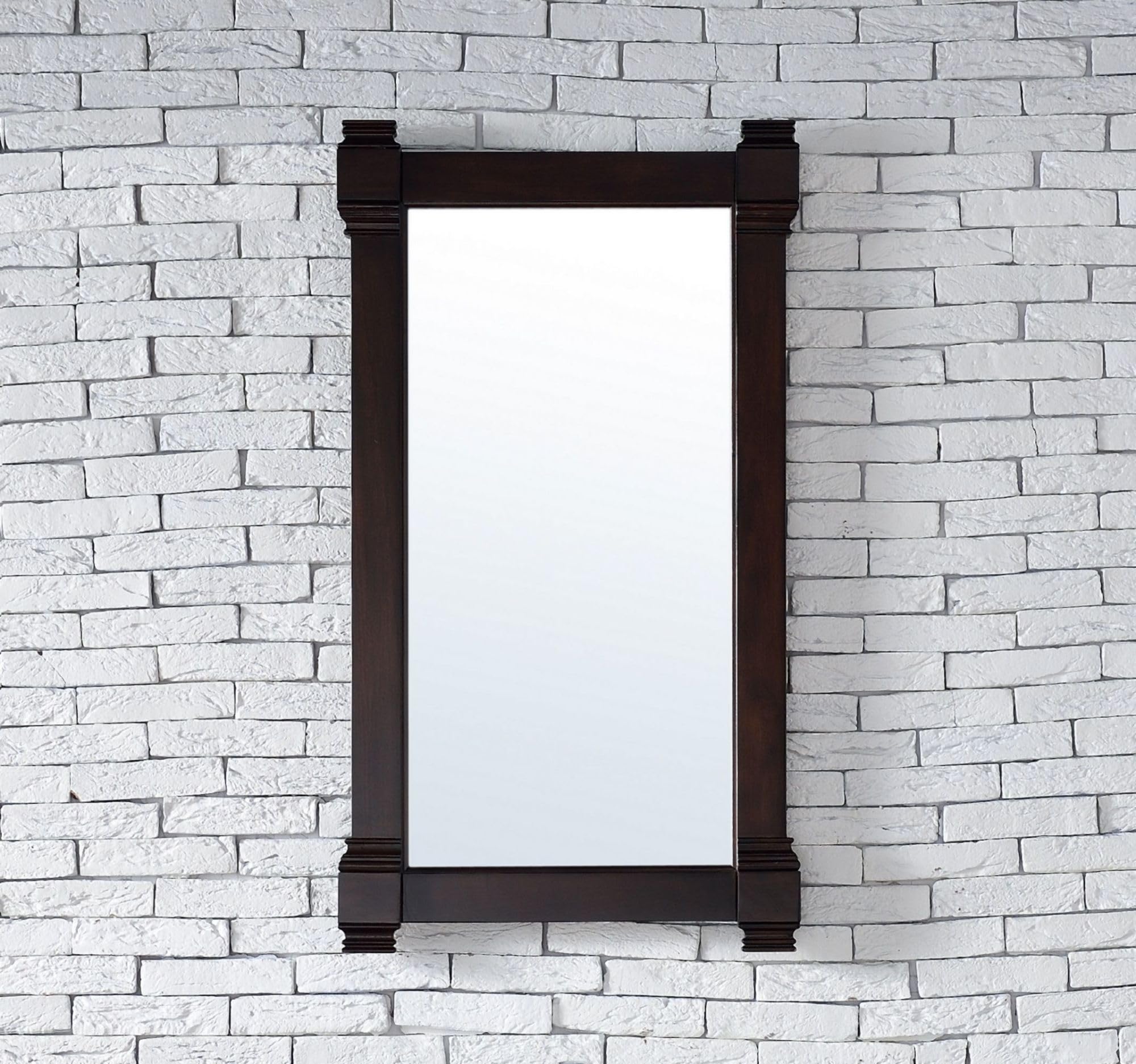 22 Inch Rectangular Wall Mirror in Victory Blue - Perfect for Bathroom, Bedroom, and Entryway Decor