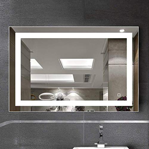 LED Bathroom Mirror with Anti-Fog & Touch Switch - 23.6