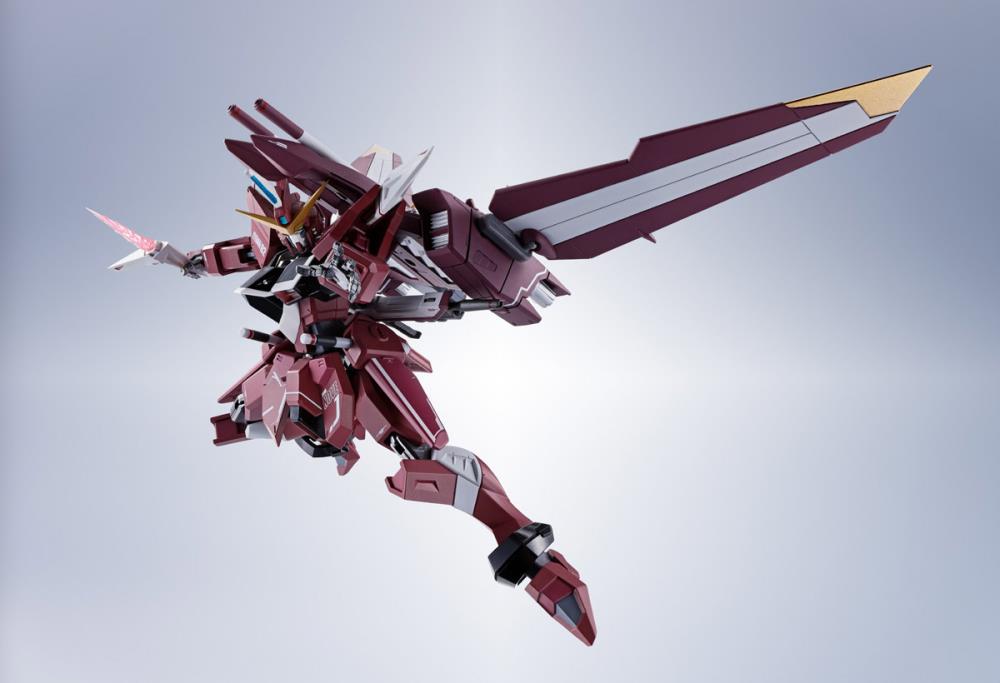 Bandai Metal Robot Spirits Gundam Seed Justice Gundam Action Figure - High-Quality Collectible Model Kit for Anime Fans | Perfect for Display, Gifts & Anime Collections