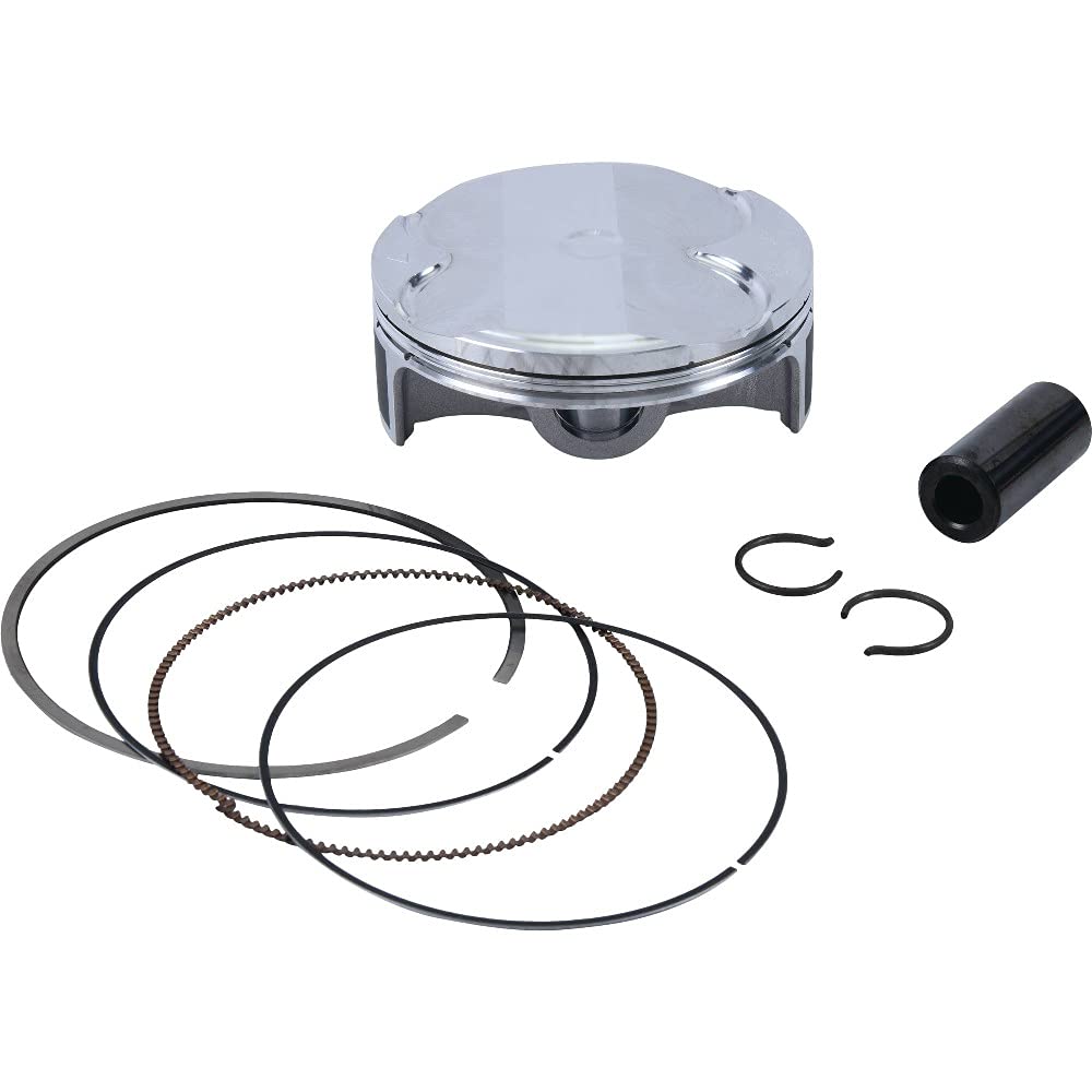 Vertex 23642A High Compression Piston Kit - Forged Aluminum Racing Piston Set with Rings & Wrist Pins | Compatible with Honda, Yamaha, Kawasaki ATVs & Dirt Bikes | Improves Engine Performance for Off-Road & Motorsports