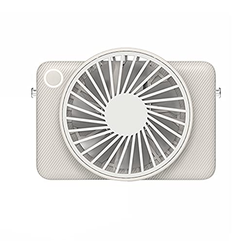 YANYUESHOP Rechargeable Neck Fan - Portable Wearable USB Fan with Adjustable Lanyard, 3 Speed Settings for Women, Men & Kids - Perfect for Outdoor Activities, Travel, Camping, and Park Adventures