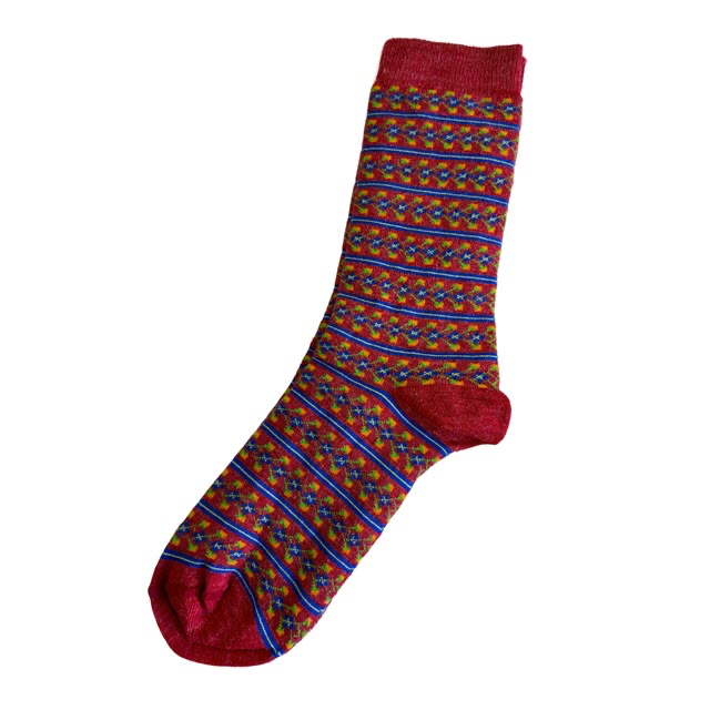 Premium Bamboo Alpaca Socks - Soft & Breathable Spring Buds Design - Cozy Winter & Fall Socks for Women & Men - Perfect for Hiking, Yoga & Home Relaxation