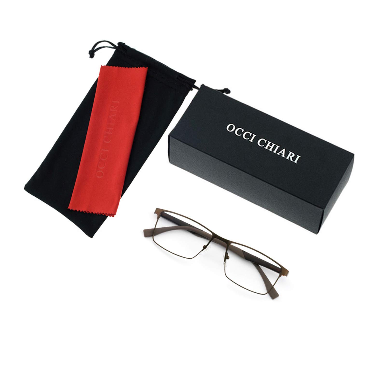 OCCI CHIARI Fashion Reading Glasses for Women & Men - Lightweight Eyewear Frames for Reading, Working & Computer Use