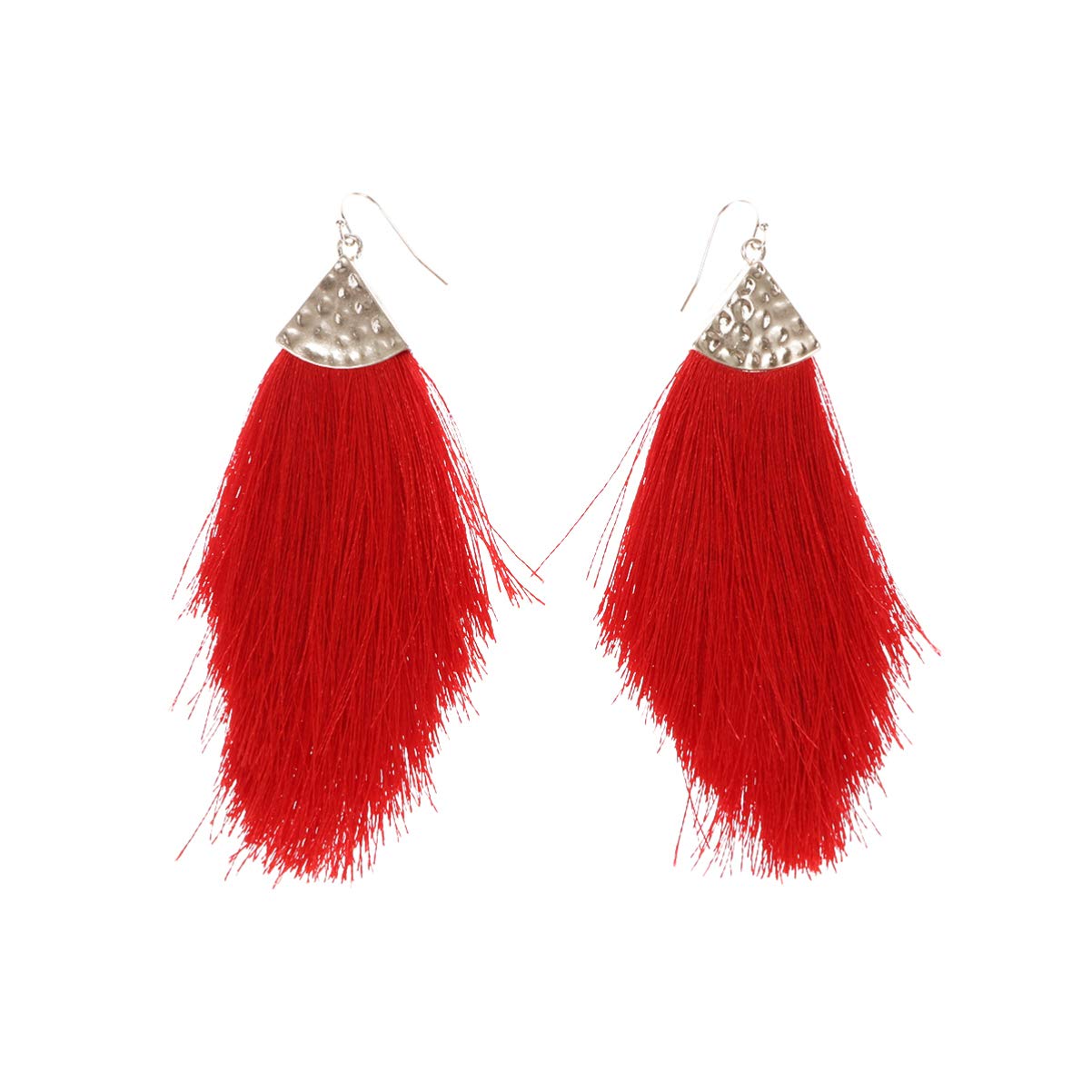 Happyyami 1 Pair Alloy Tassel Dangle Earrings for Women - Elegant Drop Hook Earrings, Perfect Gift for Girls & Women (Birthday, Party, Wedding, Daily Wear)