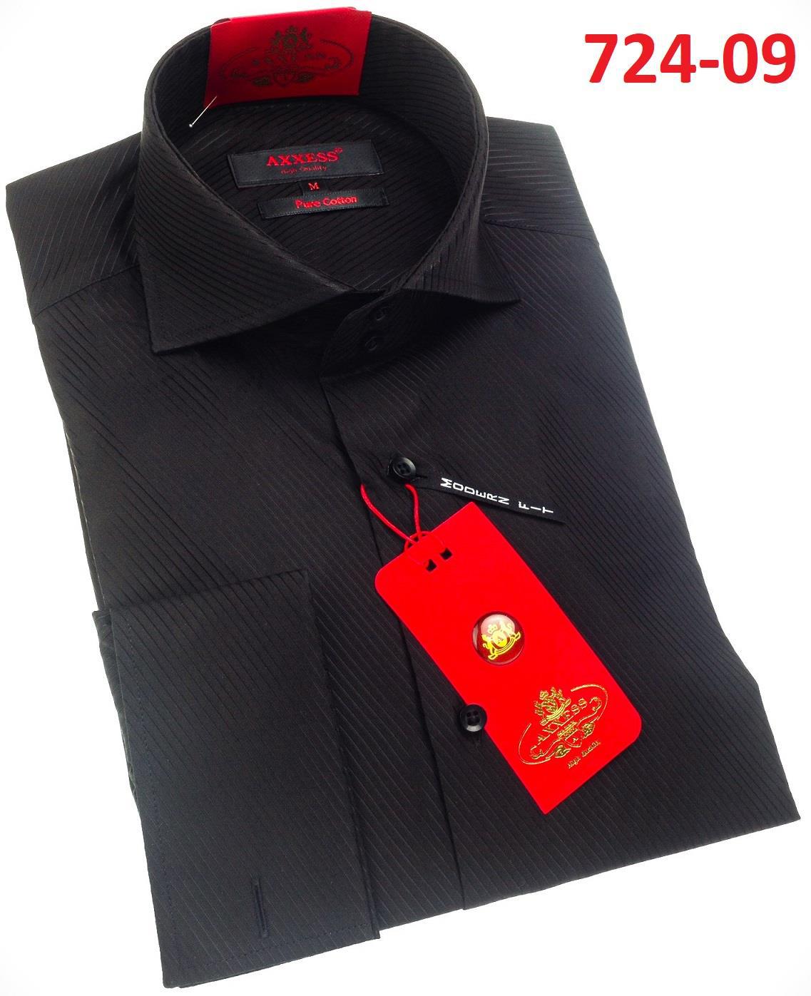 Axxess Modern Fit Shirt 724 09 - Premium Comfort Dress Shirt for Men | Business Casual & Office Wear | Slim Fit Button Down Shirt for Work & Formal Occasions