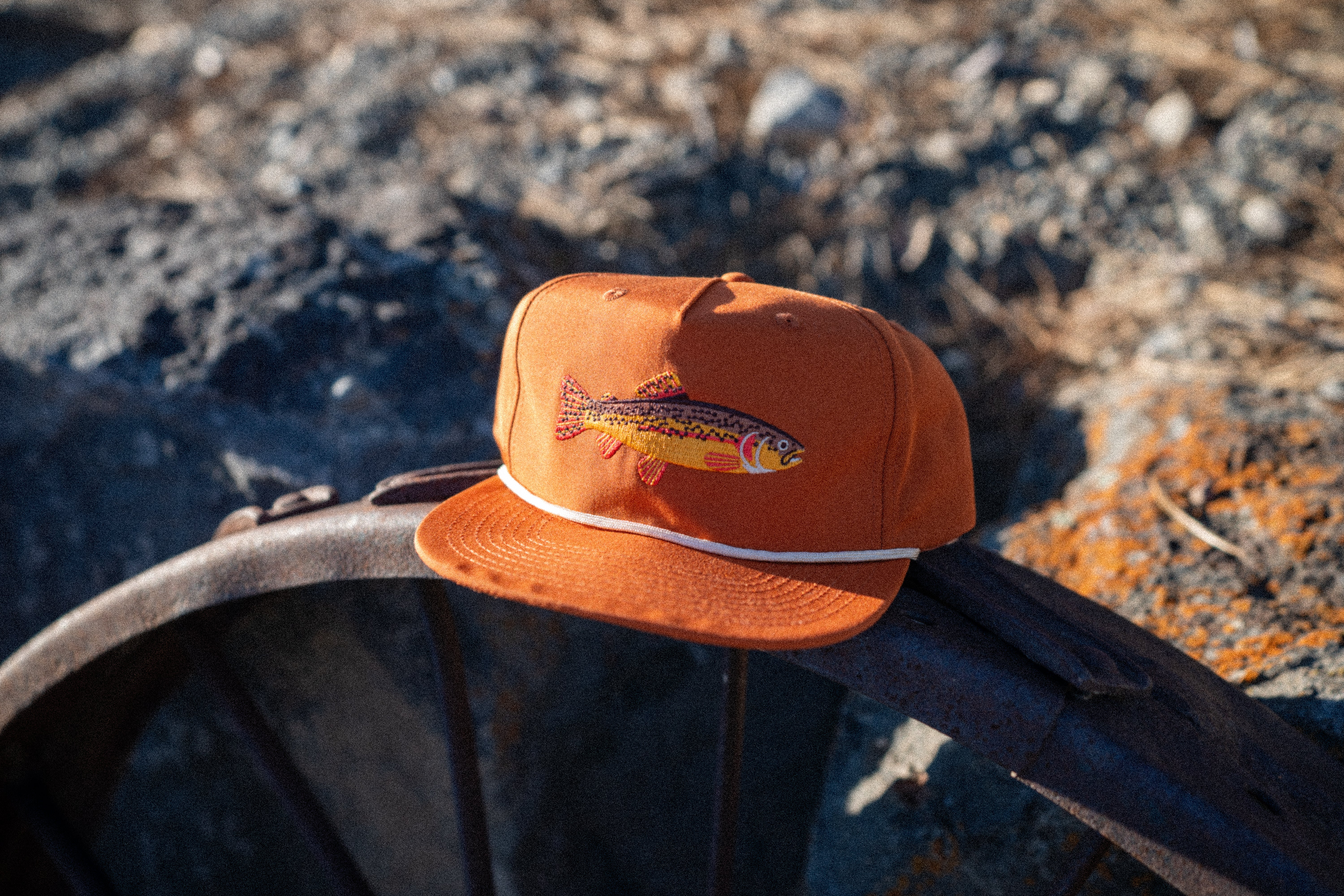 Gila Trout Native Trout Hat - Authentic American Fly Fishing Hat for Anglers - Perfect for Fly Fishing, Camping, and Outdoor Adventures
