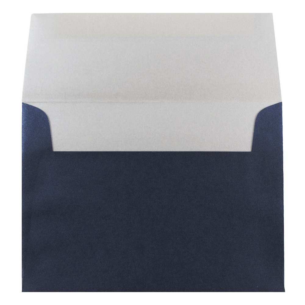 JAM PAPER A6 Metallic Invitation Envelopes - Lapis Lazuli Stardream - 250/Box for Wedding & Party
