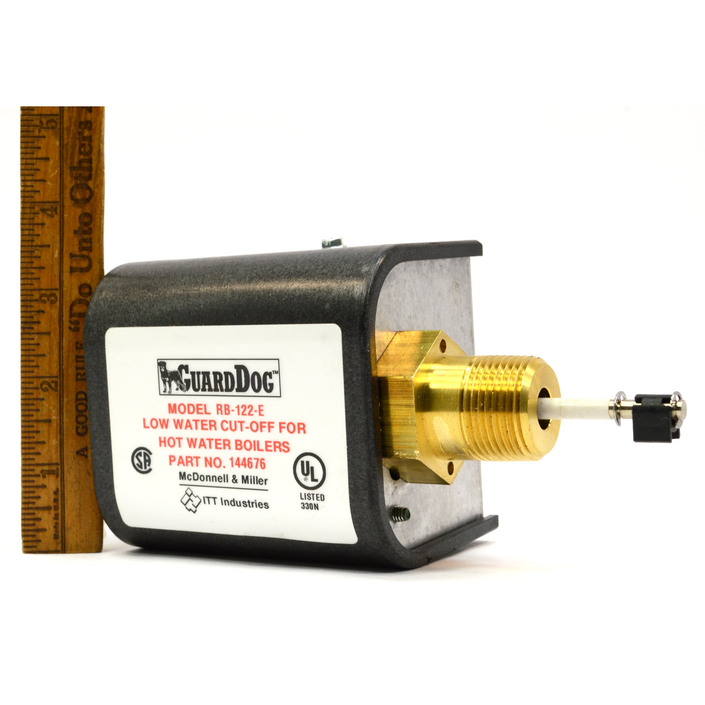 McDONNELL & MILLER GUARD DOG Model RB 122 E Low Water Cut Off Part #144676 - Boiler Safety Device for Steam Heating Systems