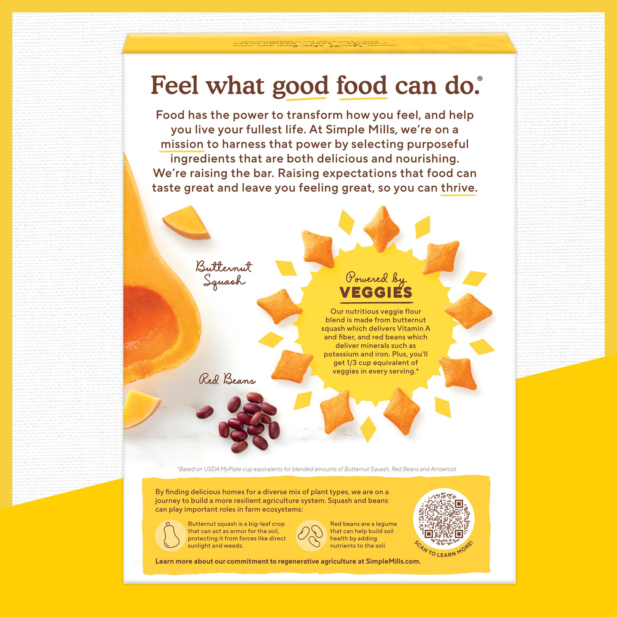 Simple Mills Gluten Free Cheddar Baked Snack Crackers - 4 Ounce (Pack of 3) | Healthy Snacks for Kids Lunch Box, Office Break, and Party Platters