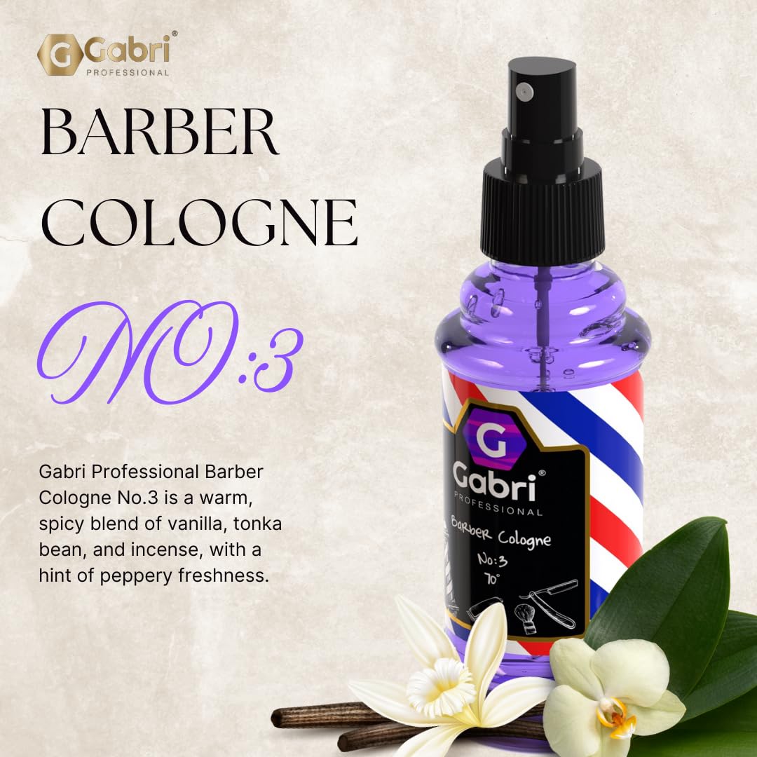 Premium Gabri Men's Cologne 150ml - Eau De Toilette for Men with Vanilla, Tonka Bean & Frankincense - Long Lasting Aftershave & Barber Cologne - Relaxing & Refreshing Fragrance for Daily Wear, Date Night & Special Occasions