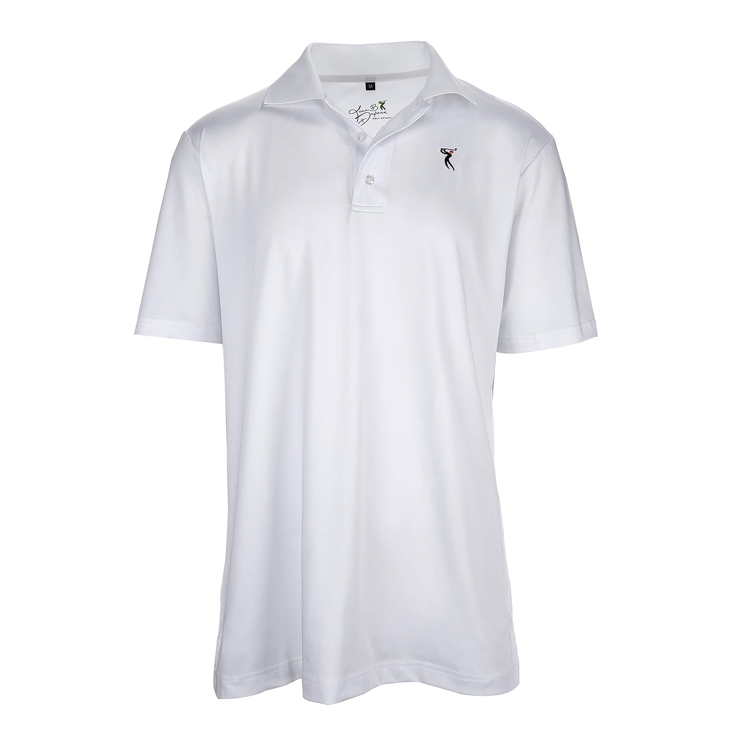 Men's Slim Fit Short Sleeve Golf Polo Shirt - Moisture Wicking Polyester Spandex Blend - Breathable Athletic Performance Shirt for Golf, Tennis & Casual Wear
