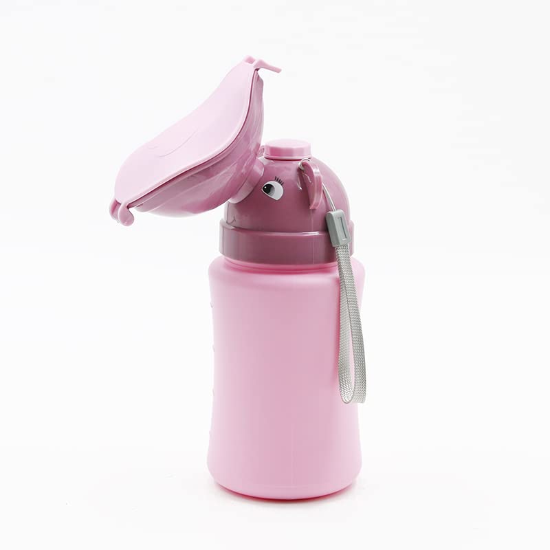 Portable Travel Potty for Kids - Foldable Car Potty for Camping, Road Trips, Beach & Outdoor Activities (Pink) - Ideal for Toddlers & Potty Training on the Go