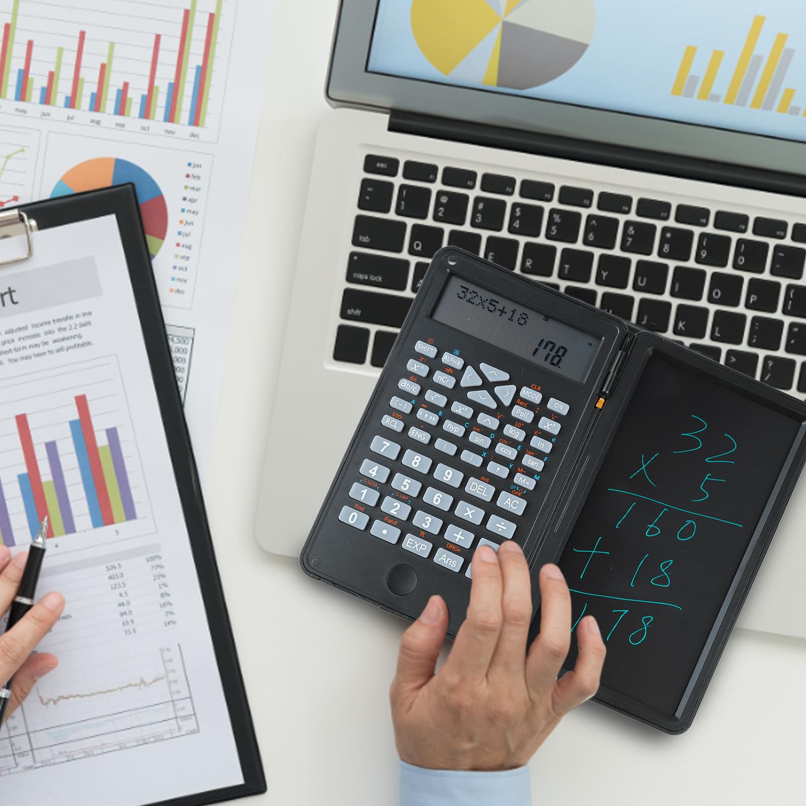 Professional Scientific Calculator - Multifunctional 2-Line Display for Students, Engineers & Office Use | Perfect for Math, Science & Business Calculations