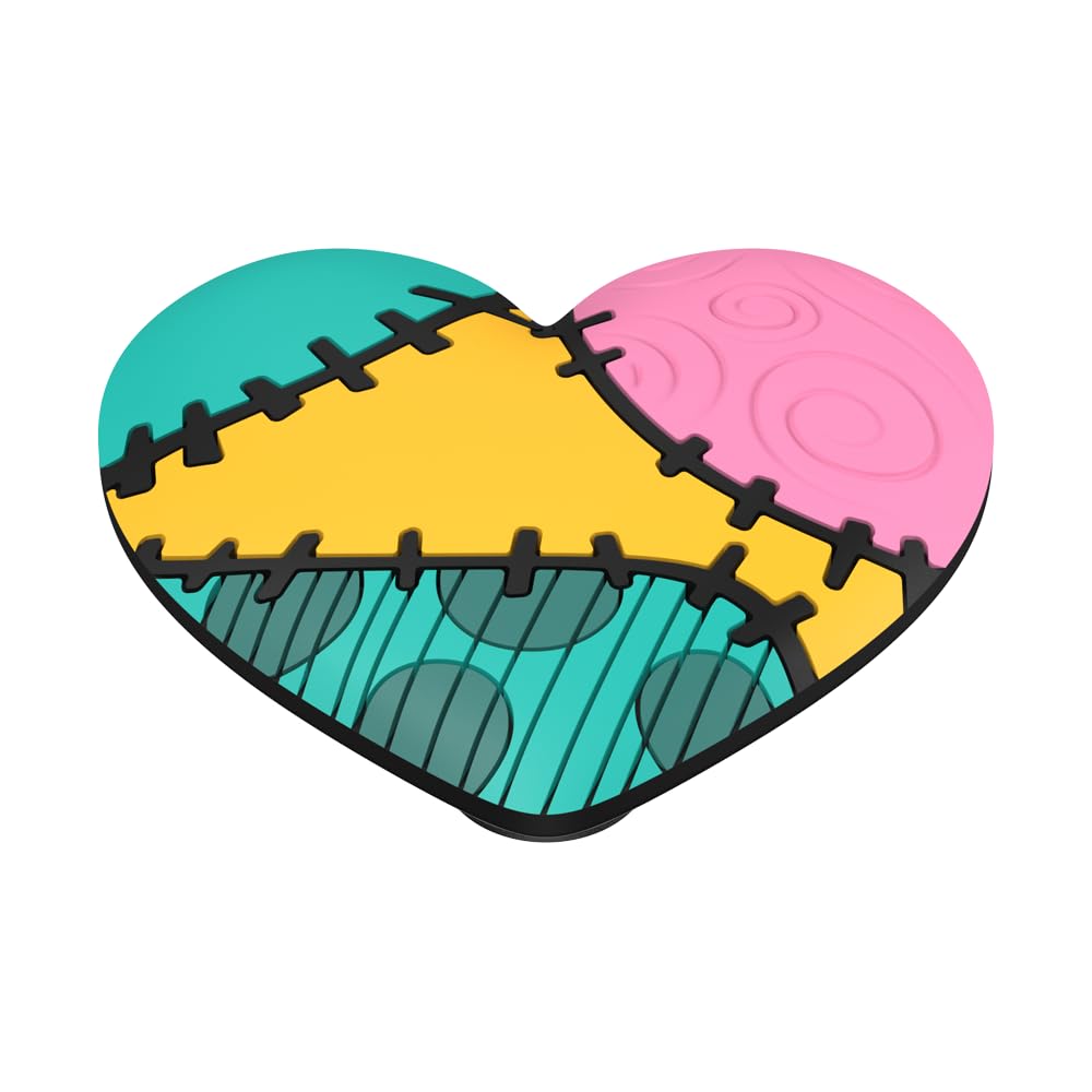 POPSOCKETS Nightmare Before Christmas Phone Grip with Expanding Kickstand - PopOut Sally's Heart Design for Secure Hold & Hands-Free Viewing, Perfect for Phones, Tablets & Laptops
