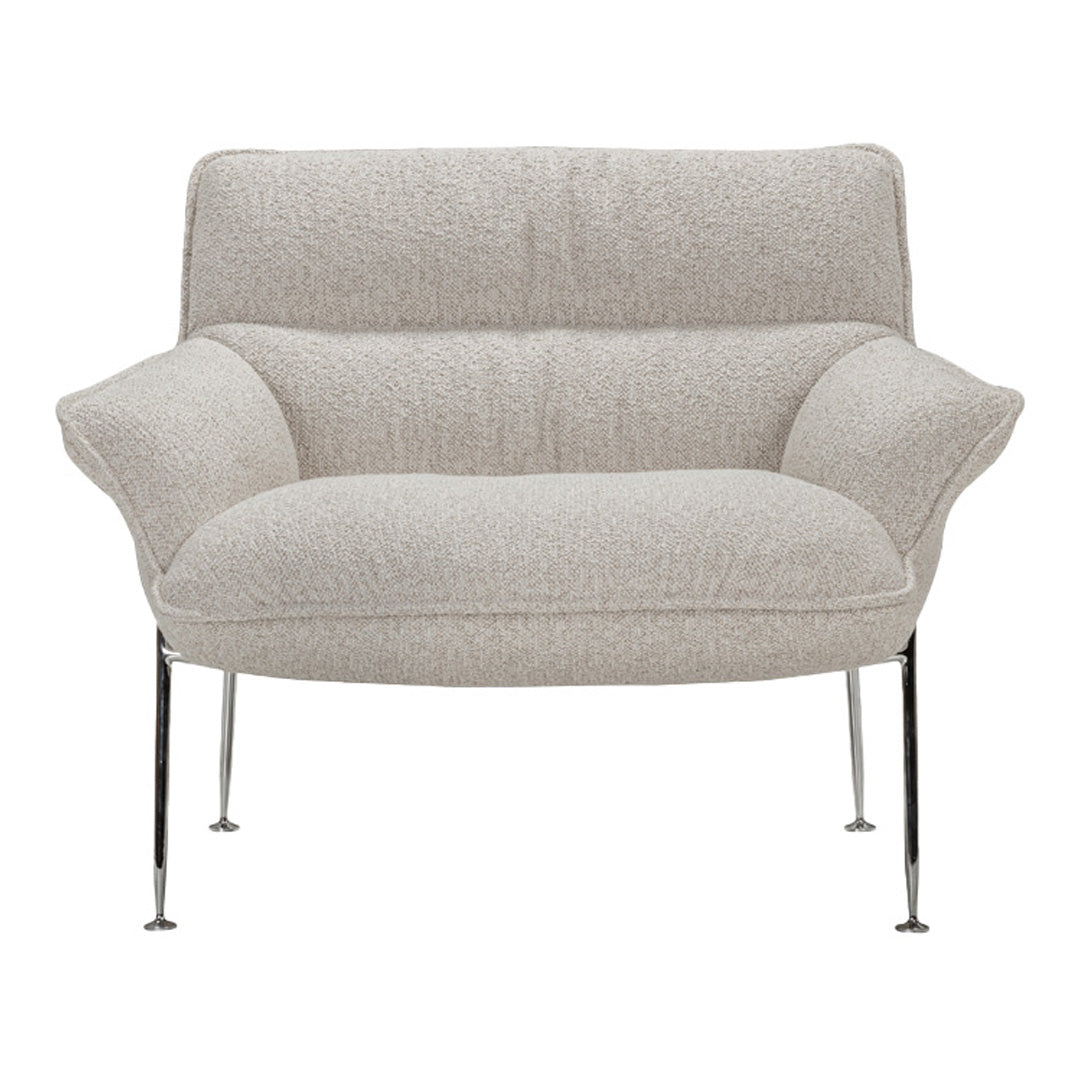 Comfortable Duvet Lounge Chair for Living Room - Soft & Cozy Accent Chair with Removable Cover - Perfect for Relaxing, Reading, or Napping in Bedroom, Office, or Patio