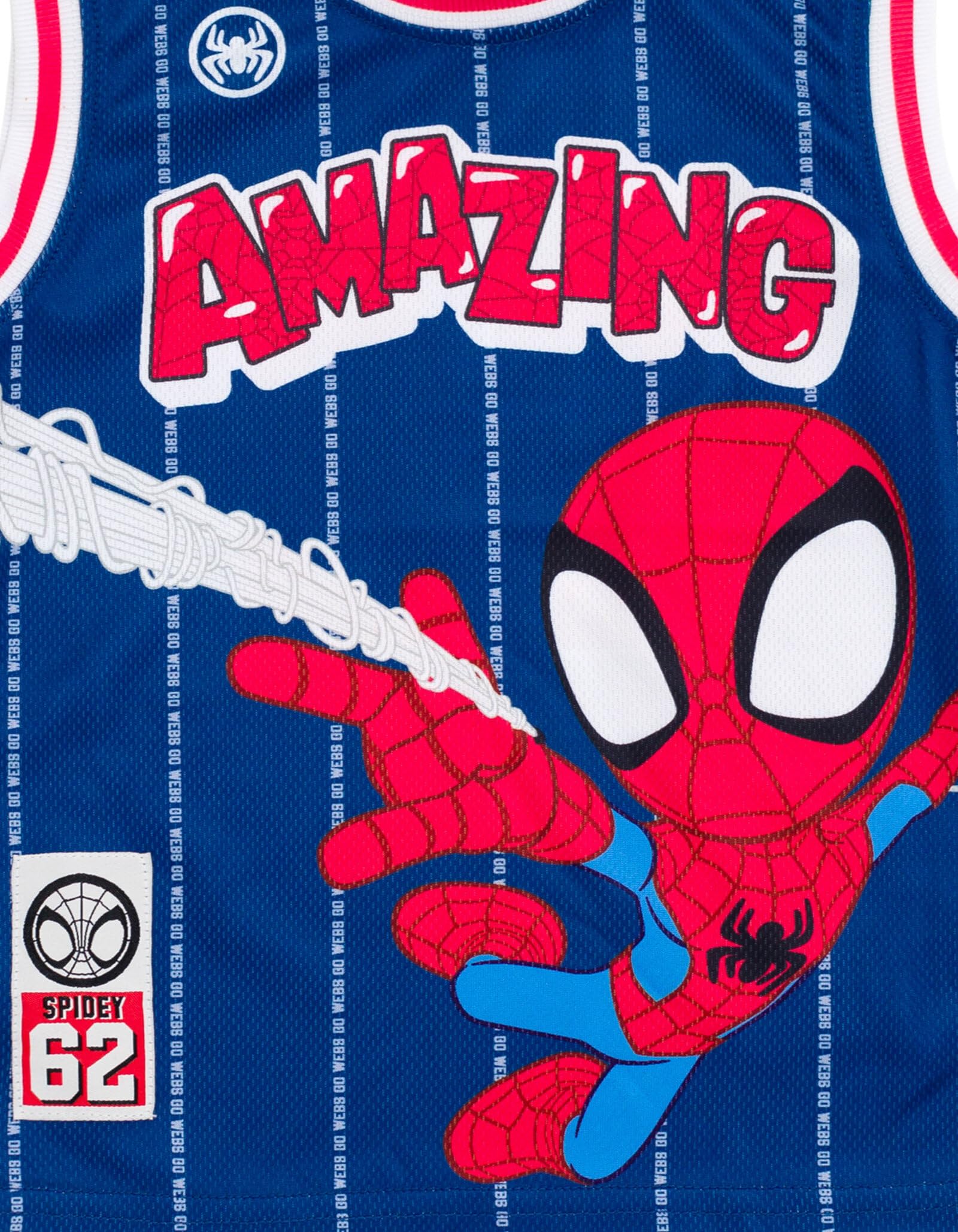 Marvel Spider-Man Miles Morales Hulk Mesh Jersey Tank Top & Basketball Shorts Set for Kids (2T-20) - Superhero Costume & Sports Outfit for Playtime, Cosplay & Basketball Games