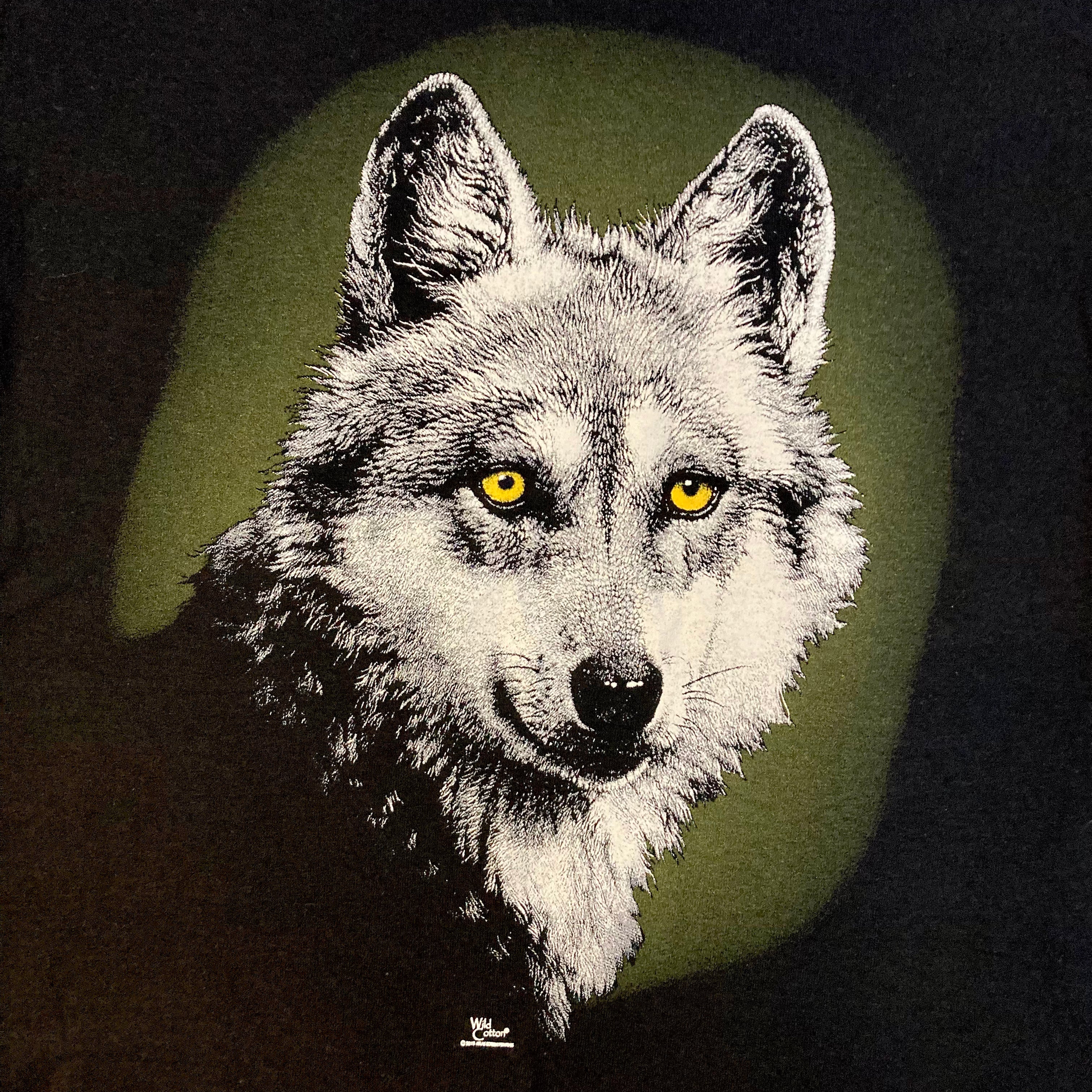 Eye of the Wolf Graphic T-Shirt for Men - Cool Wolf Design Cotton Tee for Casual Wear, Street Style & Outdoor Adventures