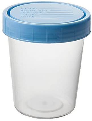 Sterile 4oz Specimen Cups with Leak-Proof Screw-On Lids - Individually Packaged for Safe Sample Collection (500 Count) - Ideal for Medical Labs, Urine Tests & Scientific Research