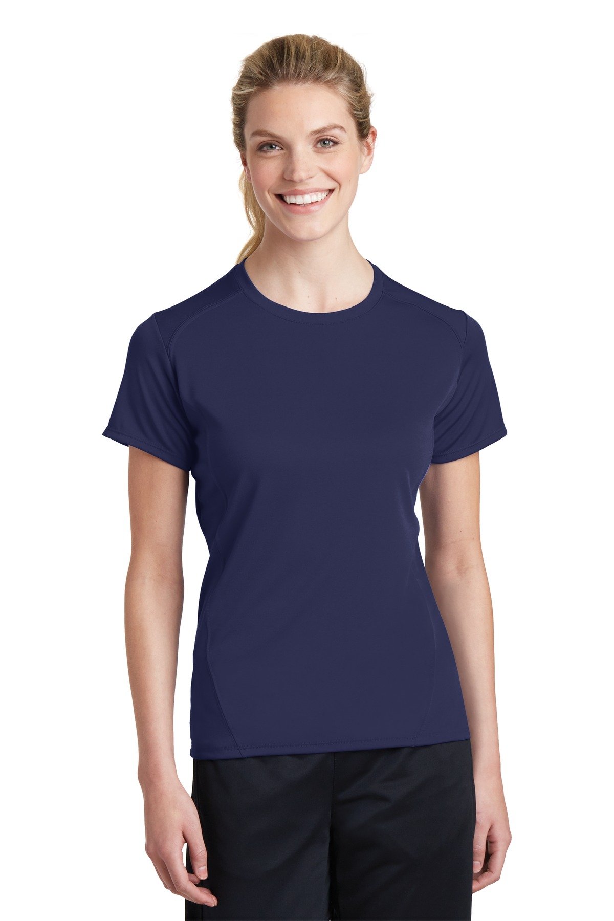 SPORT-TEK Women's Moisture-Wicking Performance T-Shirt | Dry Zone Raglan Design | Athletic Workout & Yoga Top for Active Lifestyles