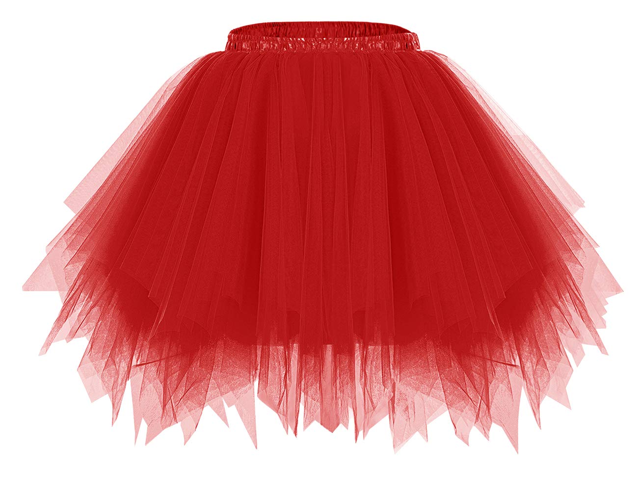 Bridesmay Women's Tutu Skirt - 50s Vintage Ballet Bubble Dance Skirt for Cosplay, Halloween, Party & Performance - Elegant Flared Tulle Skirt for Ballerinas, Dancers & Costume Enthusiasts