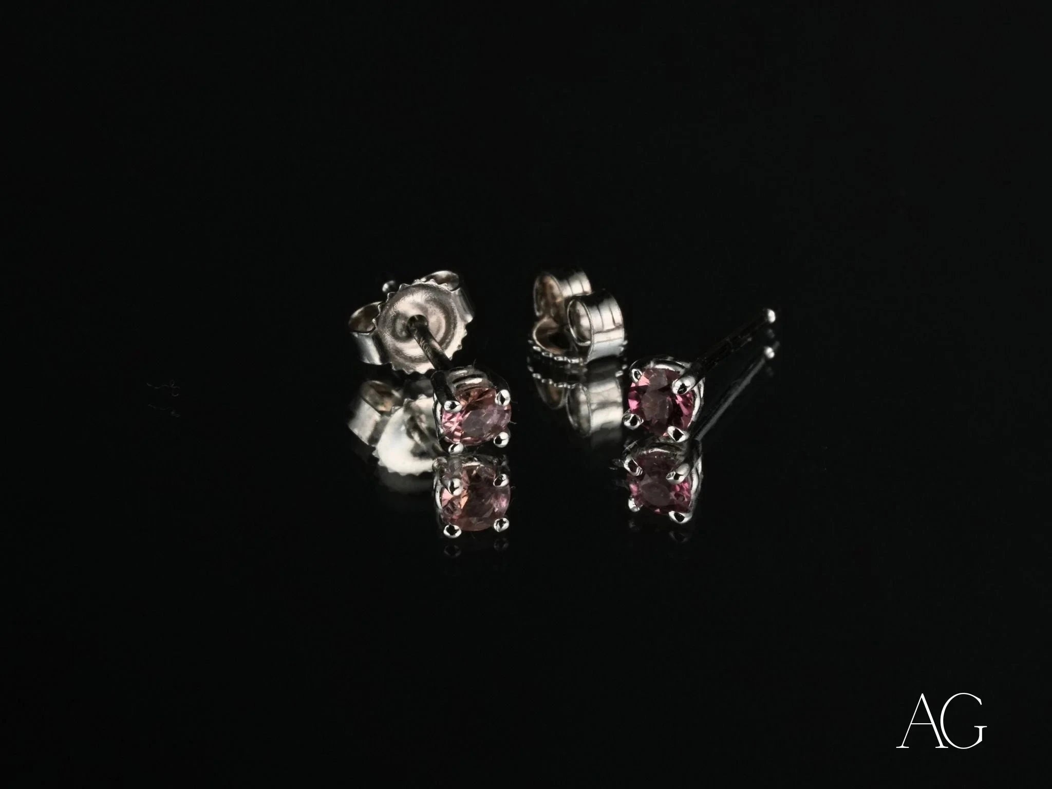 18K White Gold Tourmaline Earrings for Women - Elegant Gemstone Jewelry Gift for Birthday, Anniversary & Special Occasions