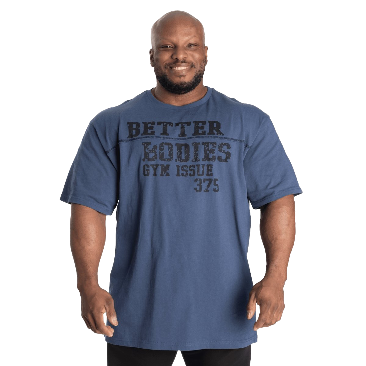 Better Bodies Union Original Tee - Premium Cotton Men's T-Shirt in Sky Blue | Casual Wear, Street Style & Everyday Comfort