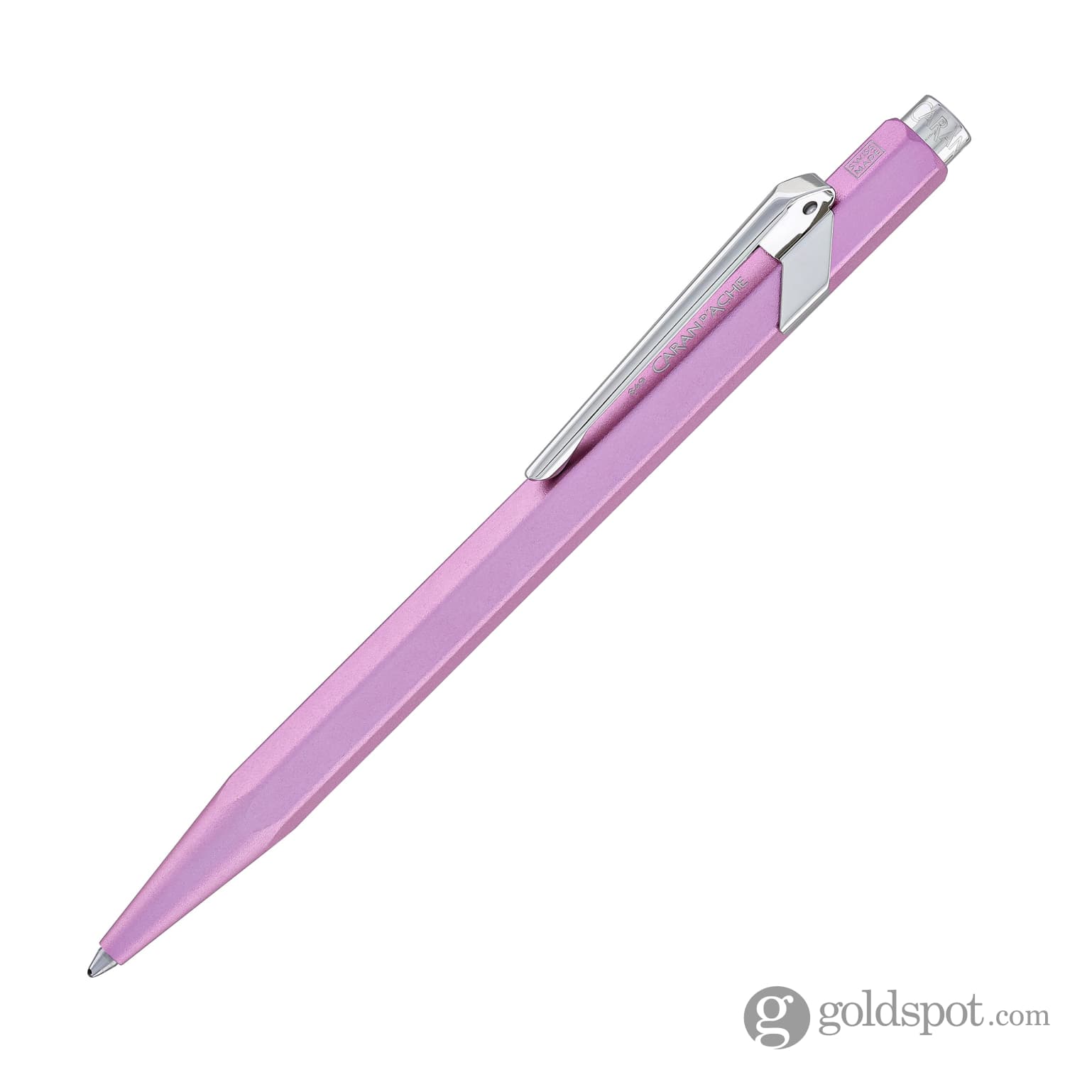 Caran d'Ache 849 COLORMAT X Ballpoint Pen - Premium Pink Writing Pen for Office, School & Gifts | Smooth Ink Flow, Elegant Design, Perfect for Note Taking, Journaling & Everyday Use