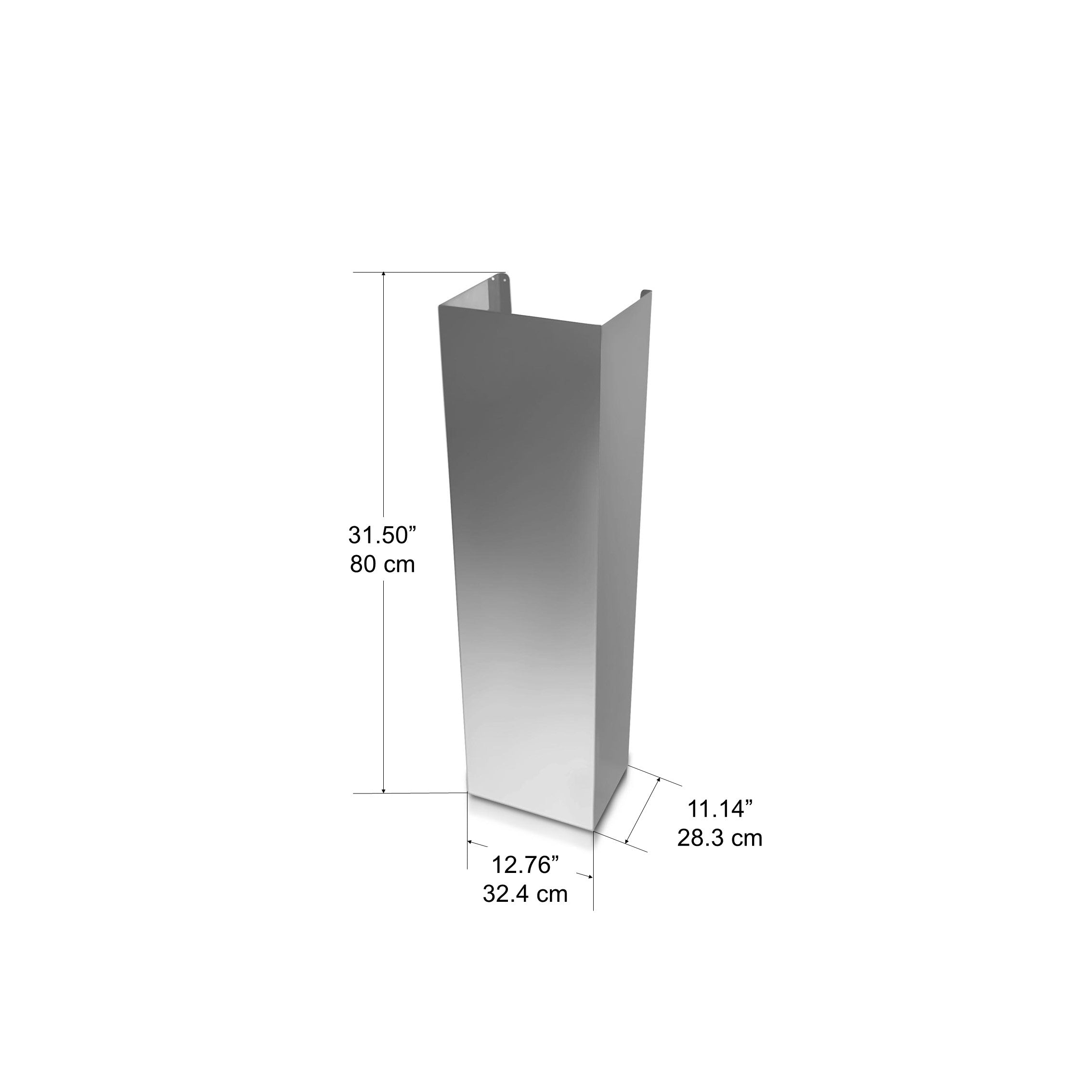 Chimney Extension Wall Mount - Compatible with AN 1159 & AN 1123 - Durable Range Hood Accessory for Kitchen Ventilation