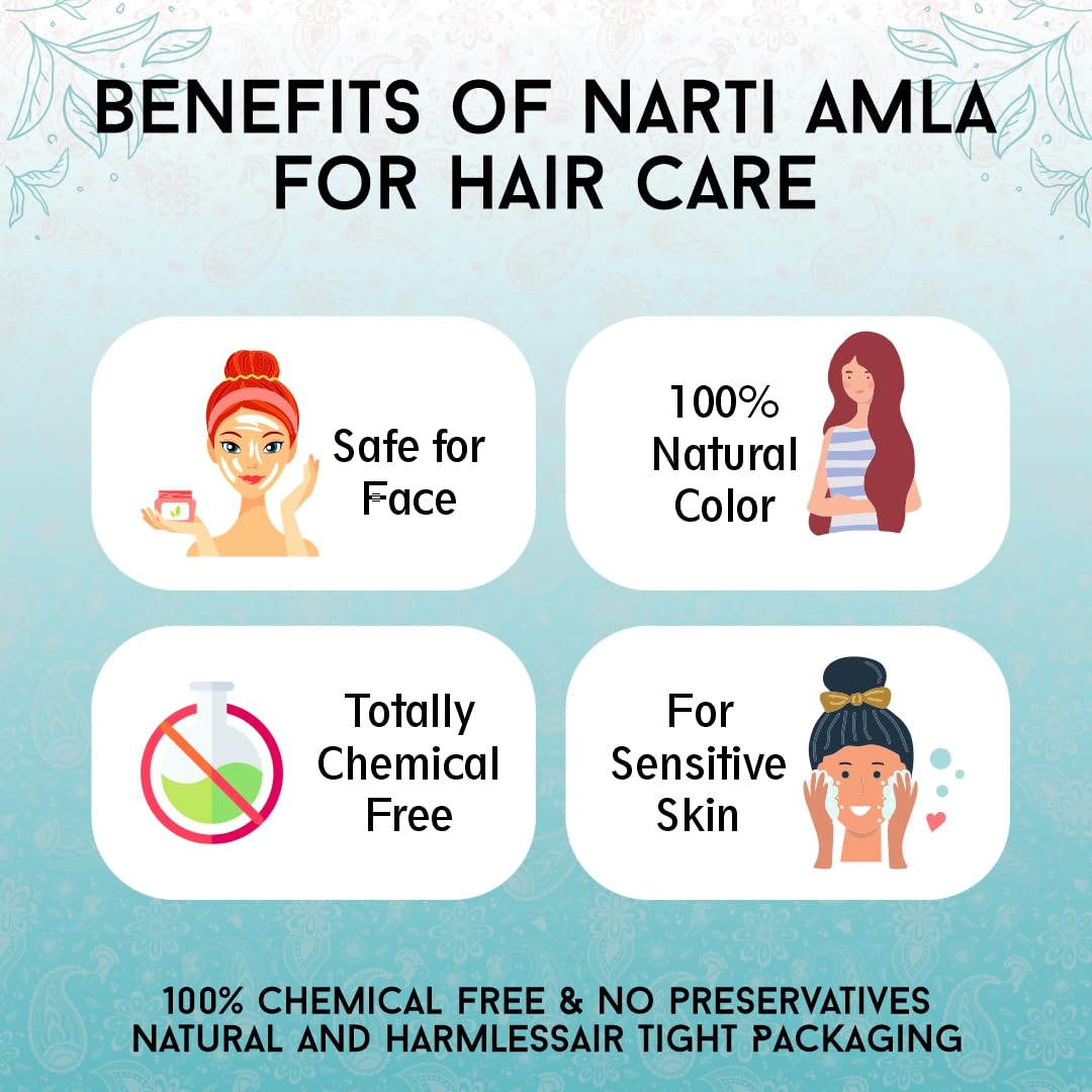 Organic Amla Powder for Hair Growth & Care - 500g | Pure Indian Gooseberry Powder for Stronger, Healthier Hair | Perfect for DIY Hair Masks & Natural Hair Treatments