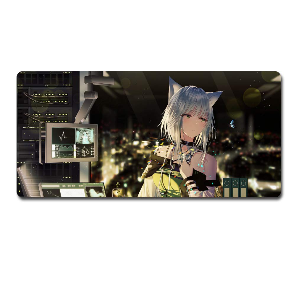 Arknights Anime Gaming Mouse Pad - Large XXL Desk Mat (60x30cm) for PC, Laptop, Keyboard | Perfect for Gamers, Office Work & Home Computer Setup