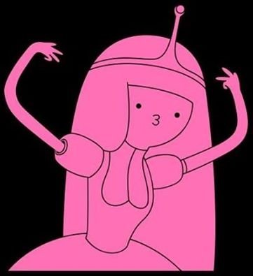 Adventure Time Gangster Bubblegum Princess Vinyl Decal Sticker - Waterproof Car Window, Wall, MacBook & Laptop Decal - Perfect for Fans, Room Decor & Personalizing Devices