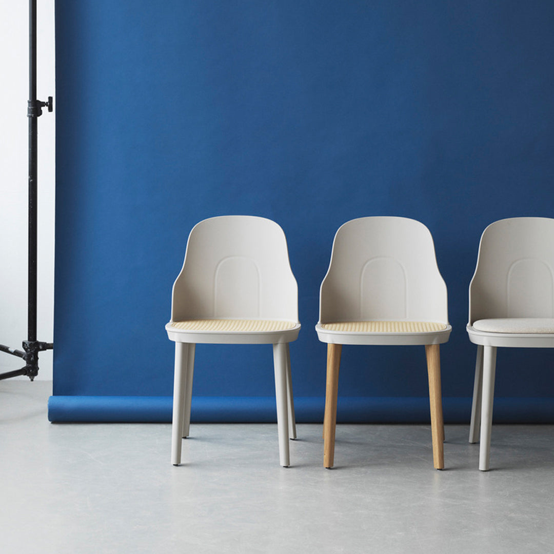 Allez Modern Dining Chair with Woven Wicker Seat - Comfortable & Stylish for Kitchen, Dining Room, or Patio