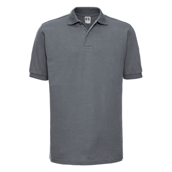 Russell J599M Durable Poly-Cotton Polo Shirt for Men - Comfortable Workwear & Casual Wear for Office, Golf, and Outdoor Activities