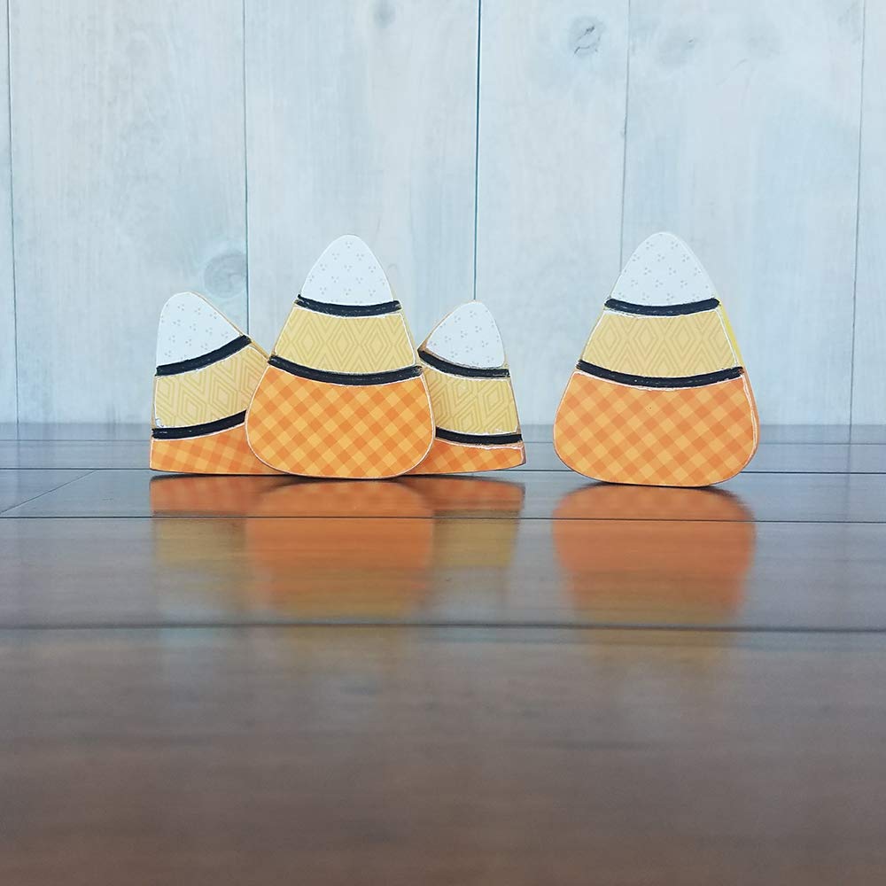 DIY Barrel with Bands Home Decor Kit - Halloween Candy Corn Craft for Party Decor