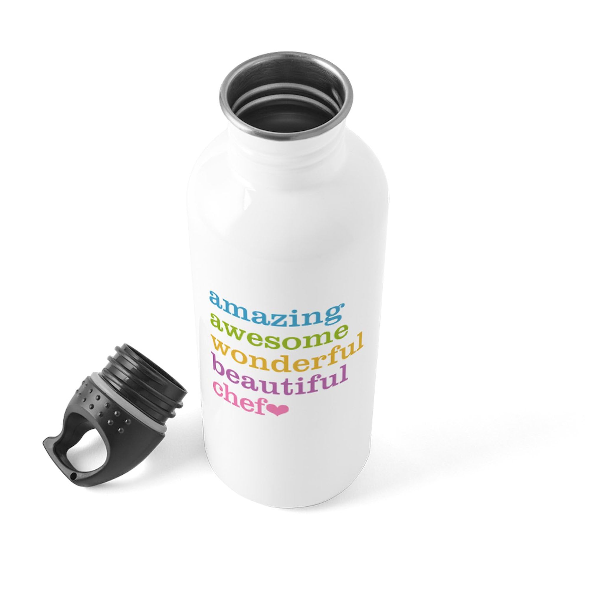 CafePress 34 oz (1.0L) Stainless Steel Water Bottle - Insulated, Leak-Proof, BPA-Free - Perfect for Gym, Hiking, Travel & Office Use