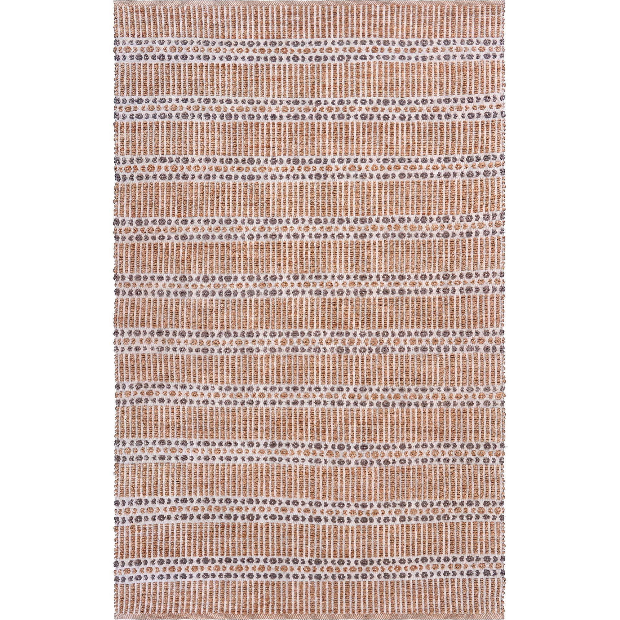 Natural Point Rug - Handmade Boho Jute Area Rug for Living Room, Bedroom, and Dining Room - Eco-Friendly Home Decor for Cozy Spaces