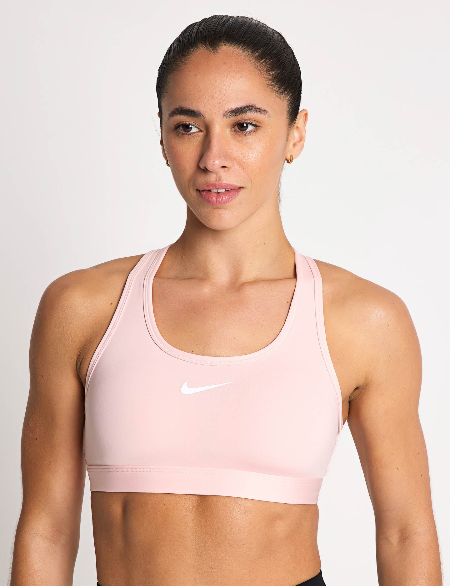 Swoosh Medium Support Sports Bra - Breathable & Comfortable Workout Top for Women | Perfect for Running, Yoga & Gym Training