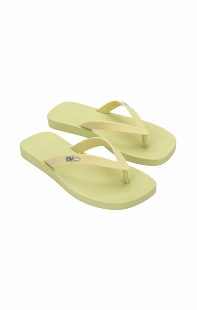 Melissa Women's 33528 Green M Leather Sandals - Comfortable & Stylish Summer Shoes for Beach, Vacation & Casual Outings