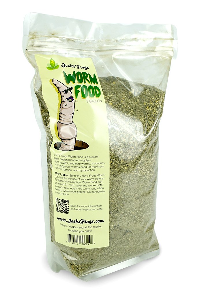 Premium Josh's Frogs Worm Food - Nutritious & Organic Diet for Composting Worms - Ideal for Vermicomposting, Worm Farms & Organic Gardening