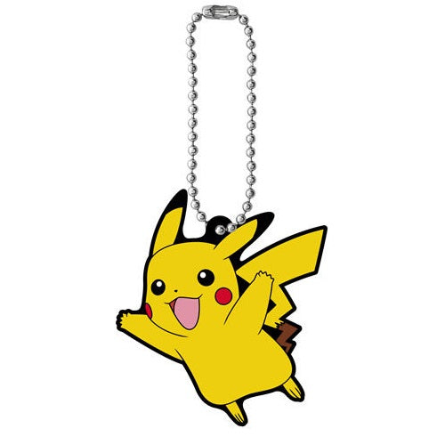 Bandai Pokemon Rubber Mascot Vol.7 Keychain - Cute Anime Collectible for Backpacks, Keyrings & Gift Giving
