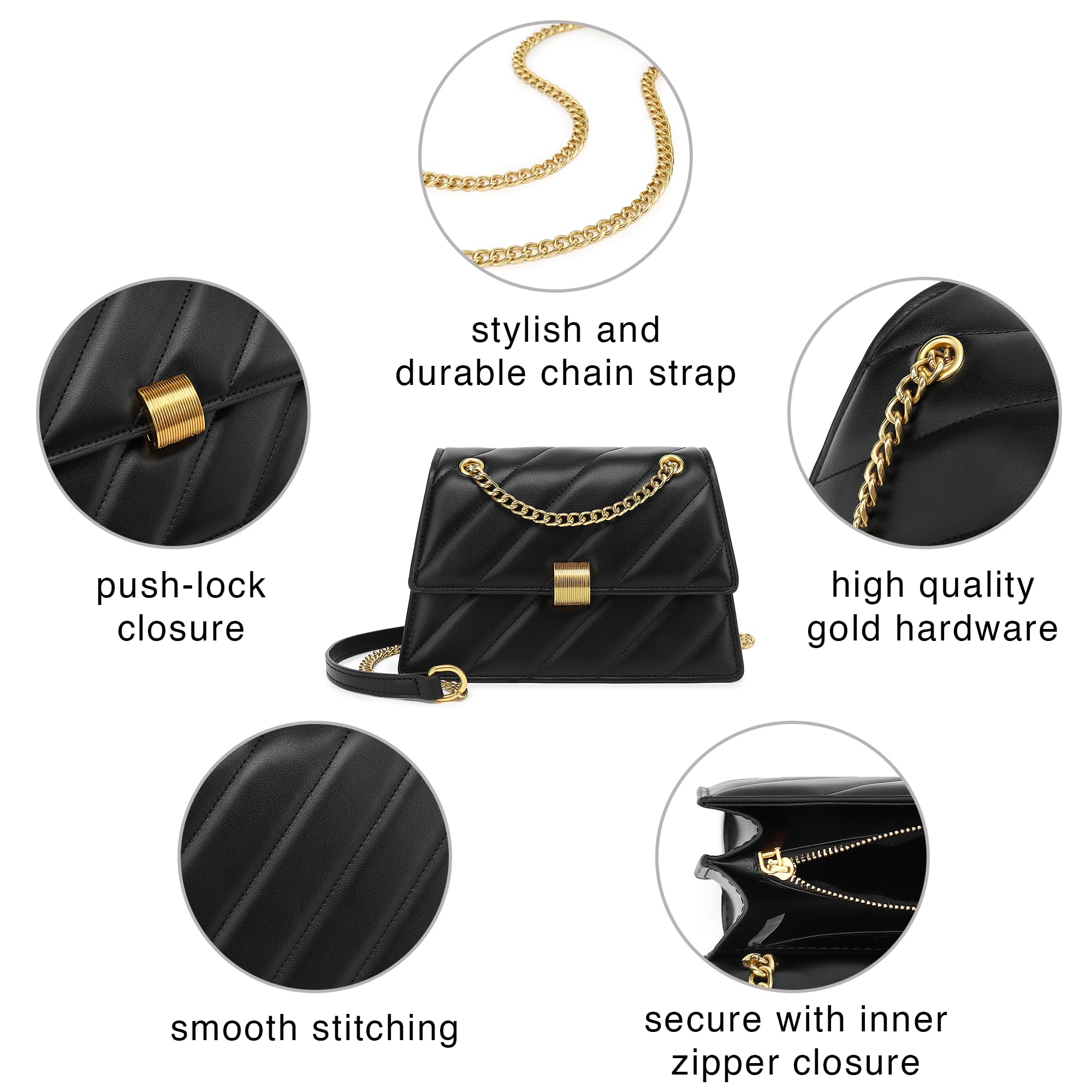 Scarleton Women's Crossbody Bags - Lightweight Shoulder Purse for Everyday Use | Casual Handbag H2078 | Perfect for Work, Travel & Shopping