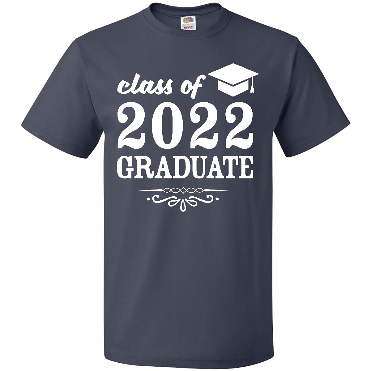 Inktastic Class of 2022 Graduation T-Shirt with Cap Design - Perfect for Graduation Ceremonies, Parties & School Celebrations