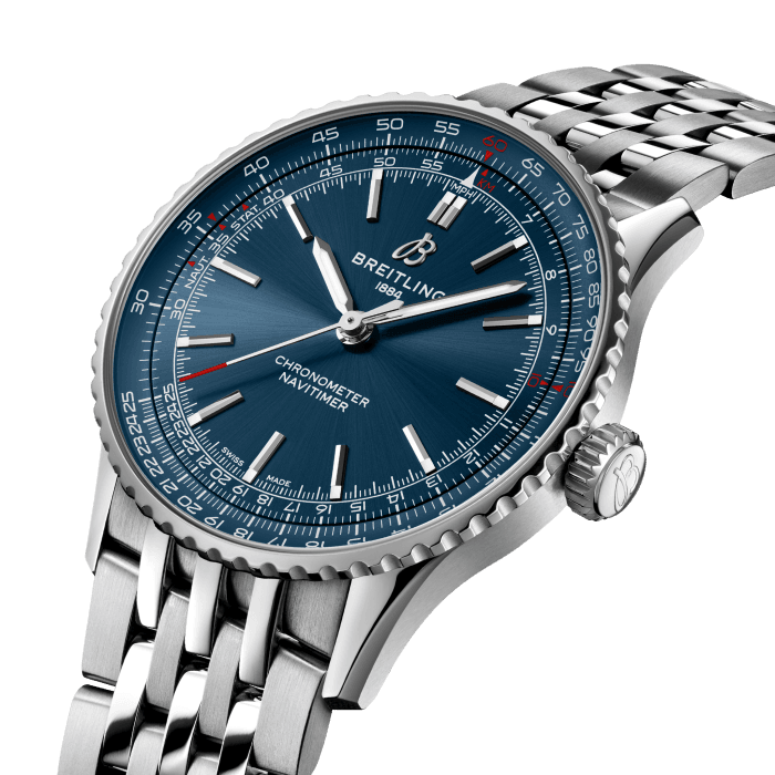 Breitling Navitimer Automatic 41mm Stainless Steel Men's Watch - Luxury Pilot Chronograph for Business, Travel & Formal Occasions