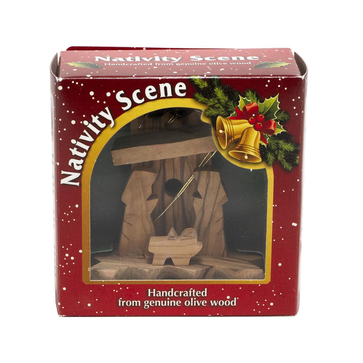 Handcrafted Olive Wood Nativity Scene Christmas Ornaments - Perfect for Holiday Decor, Tree Toppers & Gift Giving