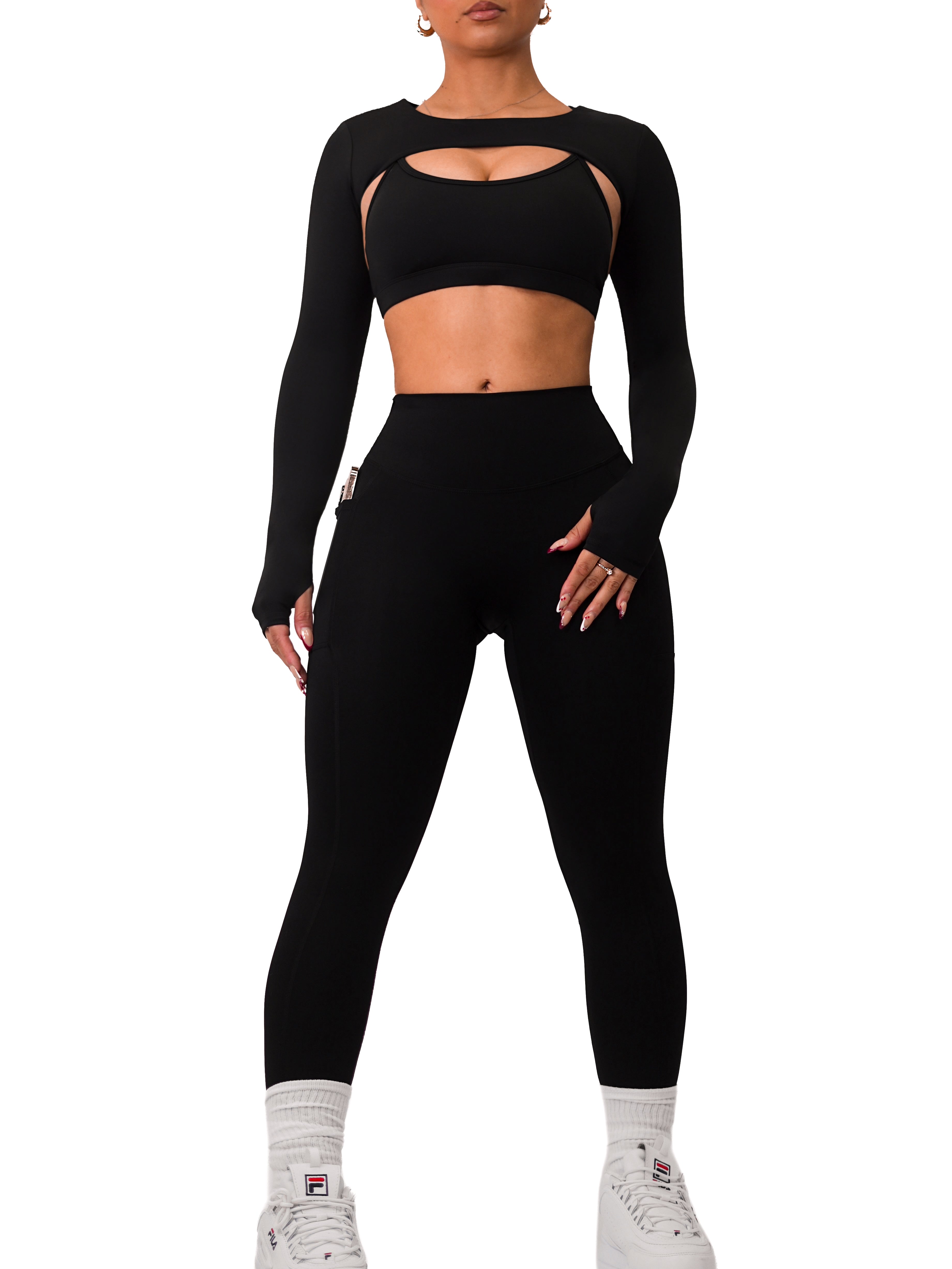 Premier Buttersoft Pocket Leggings for Women - High Waisted Yoga Pants with Side Pockets - Stretchy Workout Tights (Black) - Perfect for Yoga, Running, Gym & Lounge Wear