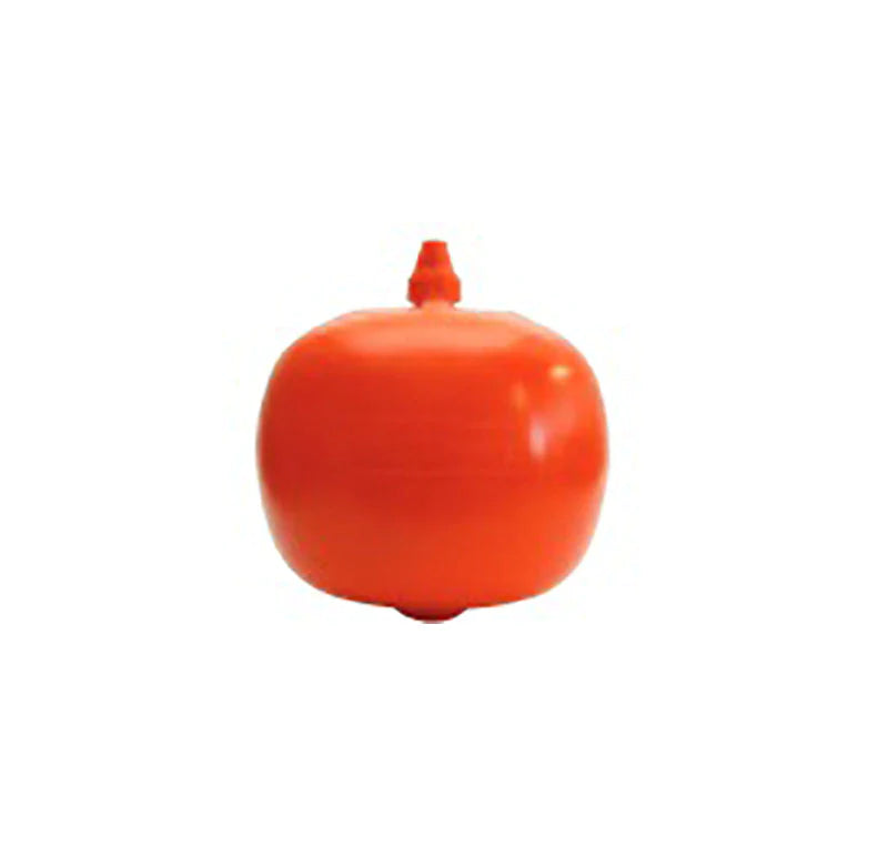 8 Pack Philmac Orange Plastic Float Valve for Water Tanks, Pools & Irrigation Systems - Durable PVC Float Ball for Liquid Level Control