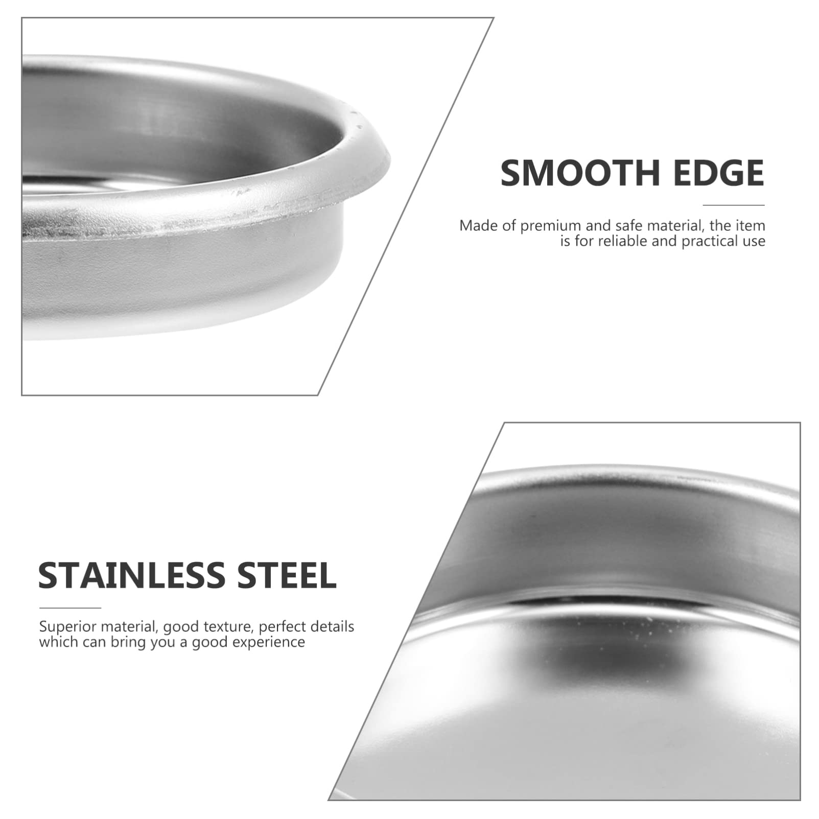Premium 54MM Stainless Steel Espresso Backflush Insert - Blind Filter Basket for Commercial Espresso Machines | Perfect for Daily Cleaning & Maintenance of Rancilio, La Marzocco & E61 Group Heads