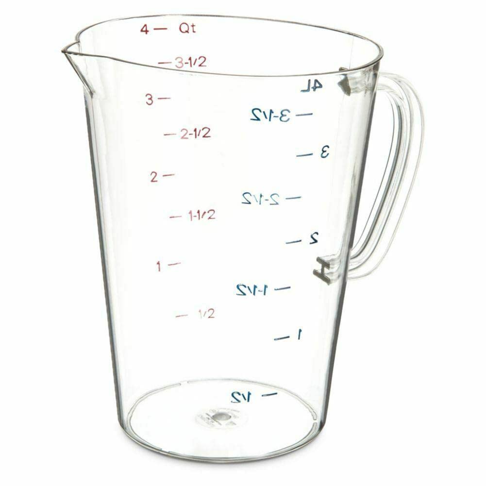 CompreDH 1 Gallon Measuring Cup - Large Plastic Measuring Cup for Kitchen, Baking & Cooking - Essential Kitchen Tools for Liquid Measurement, Mixing Ingredients, Meal Prep & DIY Projects