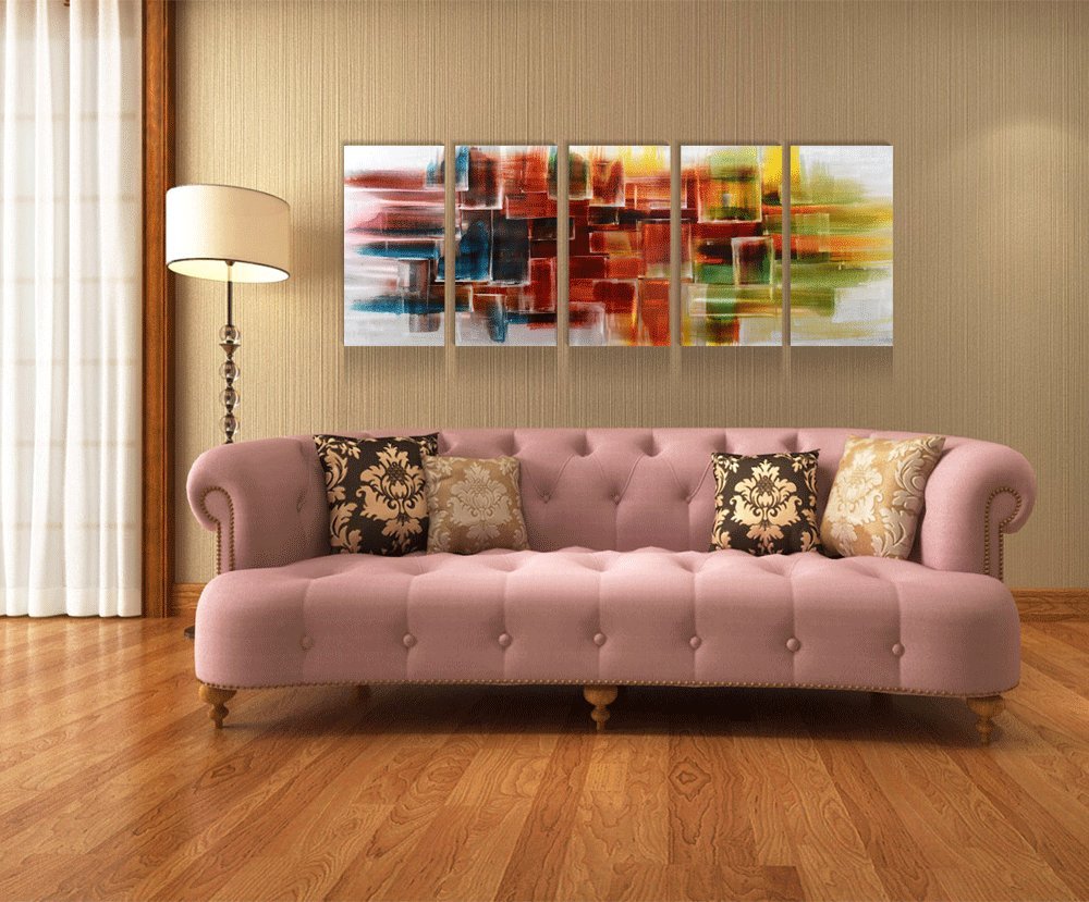Abstract Metal Wall Art - Handcrafted Aluminum Modern Wall Decor for Living Room, Bedroom & Kitchen - Large Contemporary Artwork for Home & Office Decor