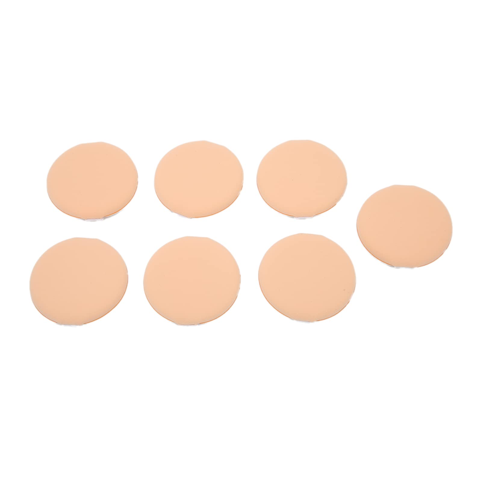 7-Piece Premium Powder Puff Set for Loose & Setting Makeup - Soft Cosmetic Sponge Applicators (Skin Tone) - Perfect for Daily Makeup, Professional Salon Use & Travel Touch-Ups